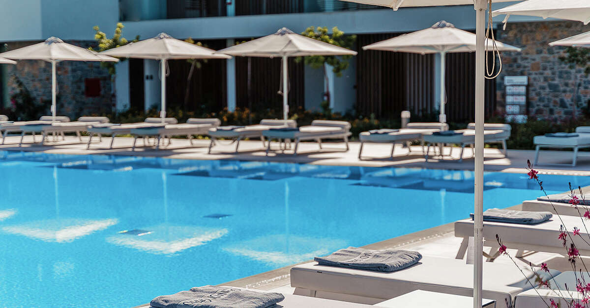 Een foto van het zwembad bij Gennadi Grand Resort