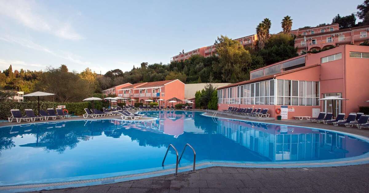 Een foto van het zwembad bij Panorama Sidari Hotel