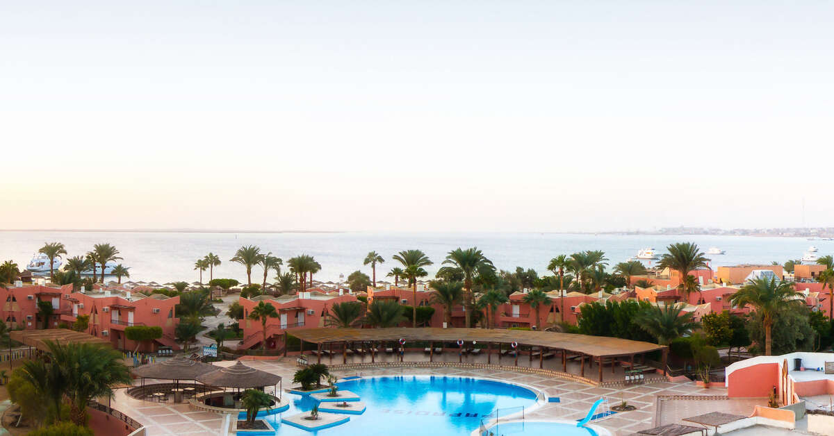 Een foto van het zwembad bij Eagles Paradise Abu Soma Resort