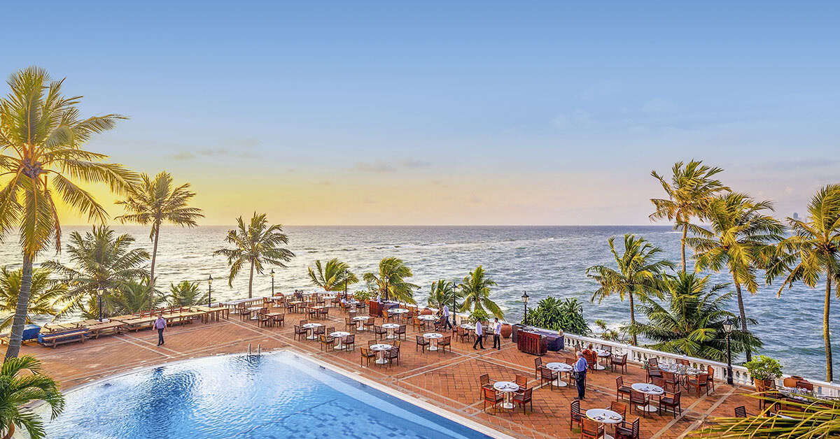 Een foto van het zwembad bij Mount Lavinia