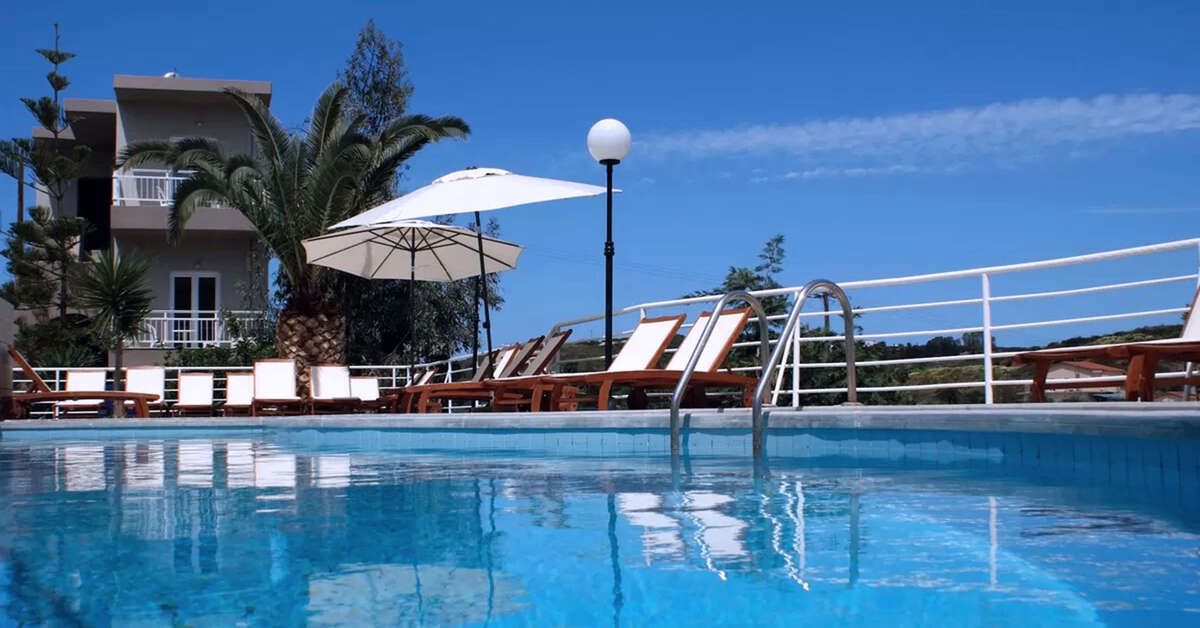 Een foto van een overzicht van Hotel Pelagia Bay
