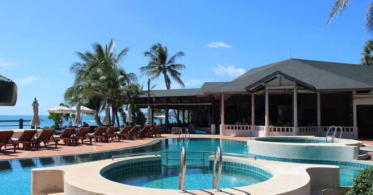 Een foto van een overzicht van Banana Fan Sea Resort