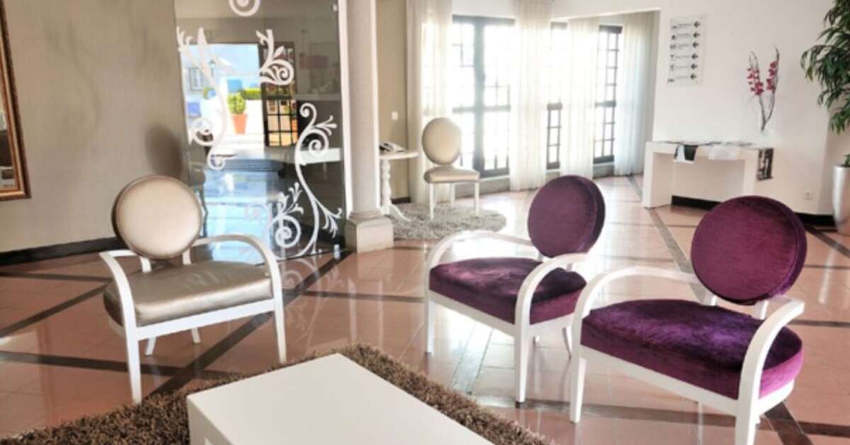 Een foto van het interieur van Josefa D Obidos Hotel