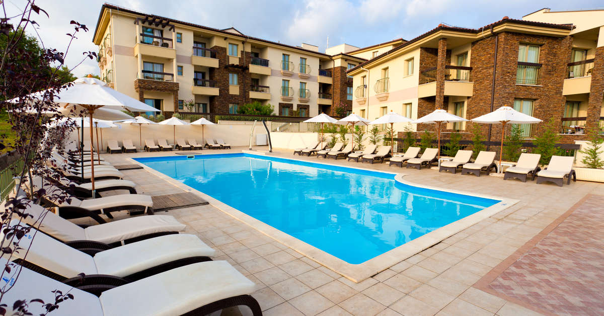 Een foto van een overzicht van Blue Waves Resort