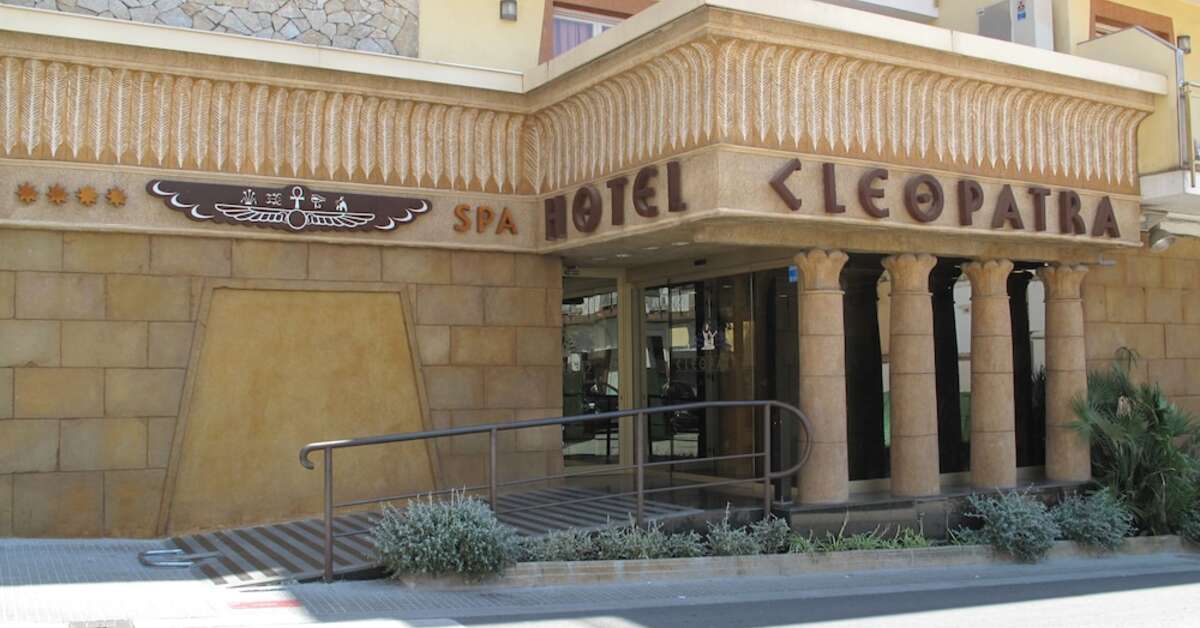Een foto van de buitenkant van Hotel Cleopatra Spa
