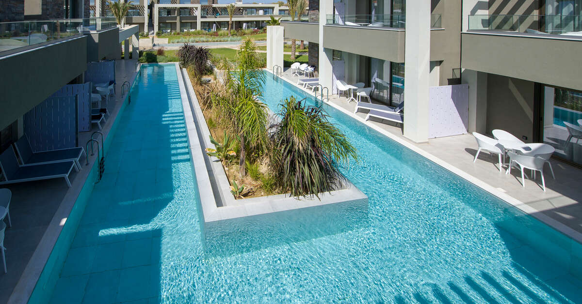 Een foto van het zwembad bij Myrion Beach Resort & Spa