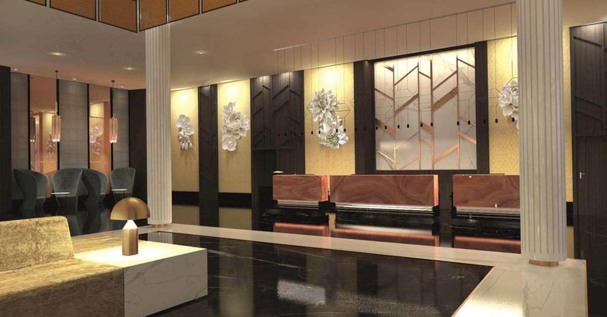 Een foto van het interieur van Riu Palace Oasis