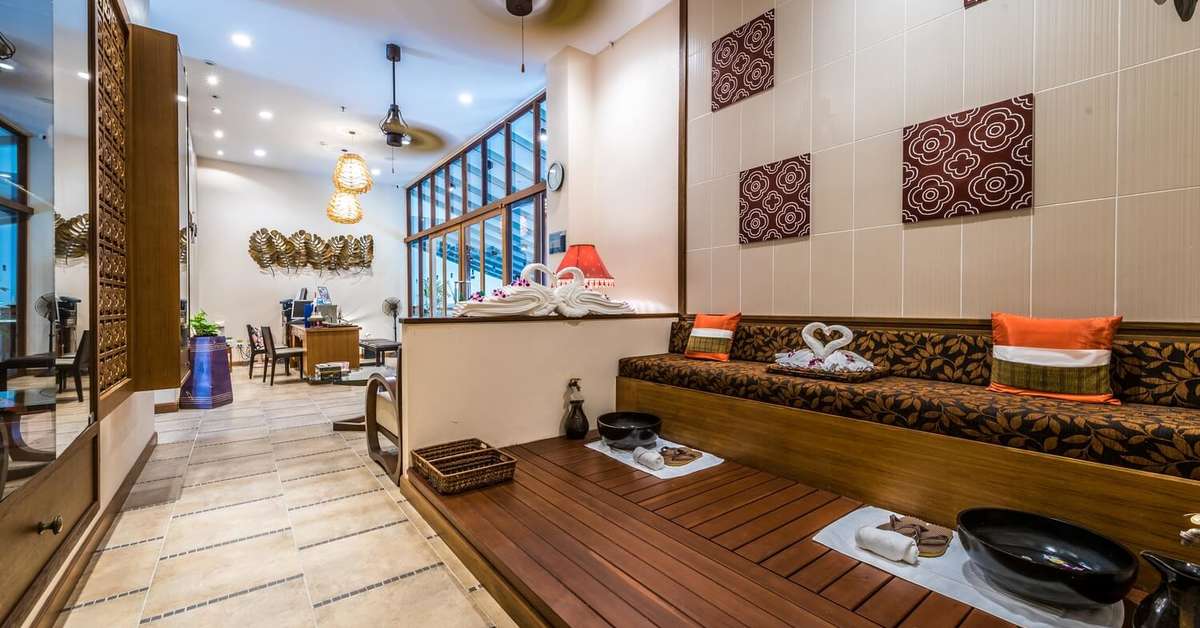 Een foto van het interieur van Deevana Plaza Krabi Aonang
