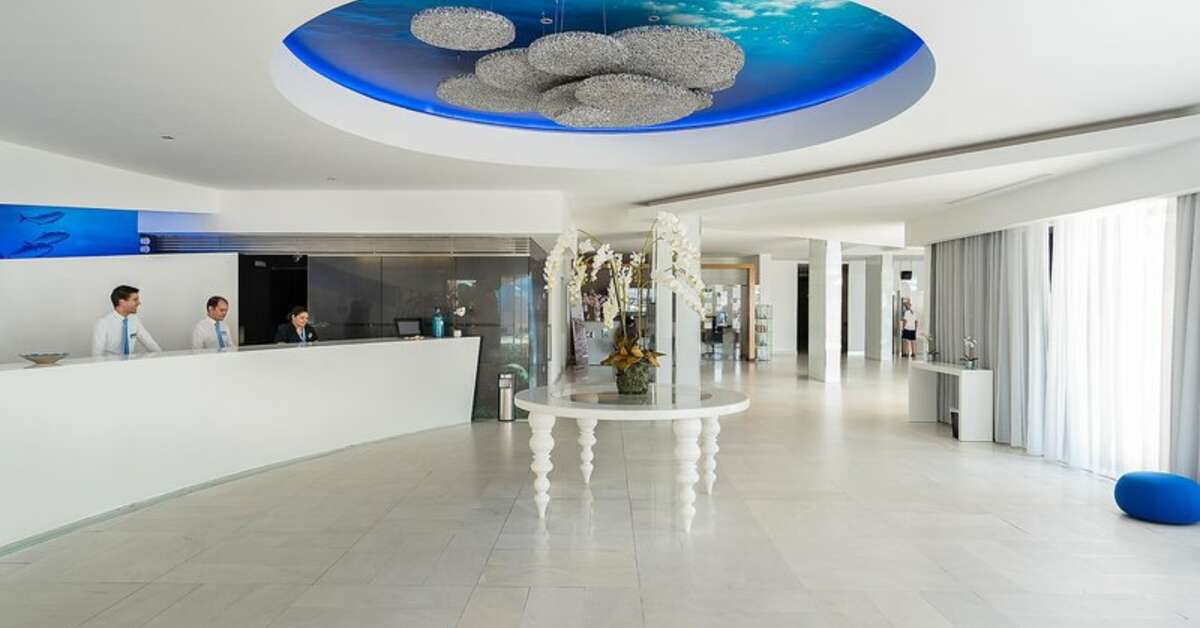 Een foto van het interieur van Jupiter Albufeira Hotel