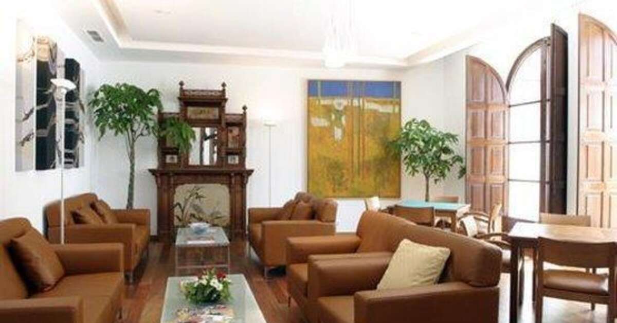 Een foto van het interieur van Gran Hotel Soller