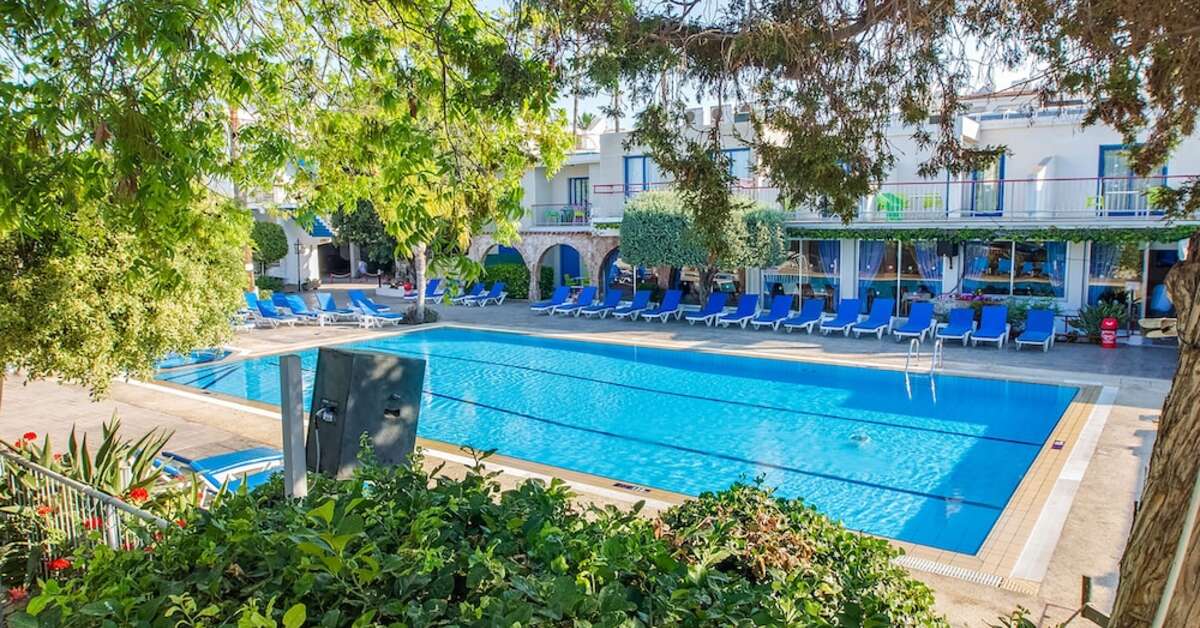 Een foto van het zwembad bij Green Bungalows Hotel & Appartementen