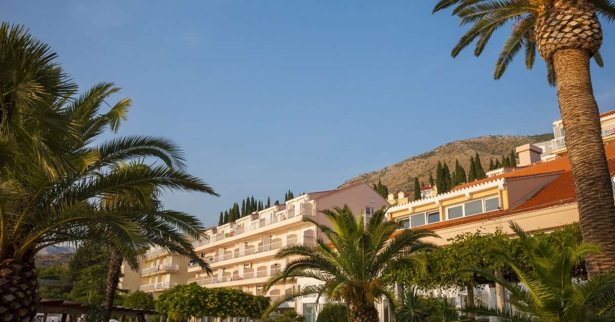 Een foto van de buitenkant van Remisens Hotel Epidaurus