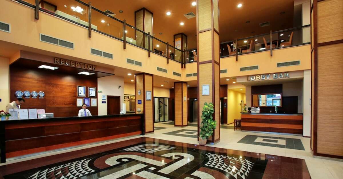 Een foto van het interieur van Melia Sunny Beach