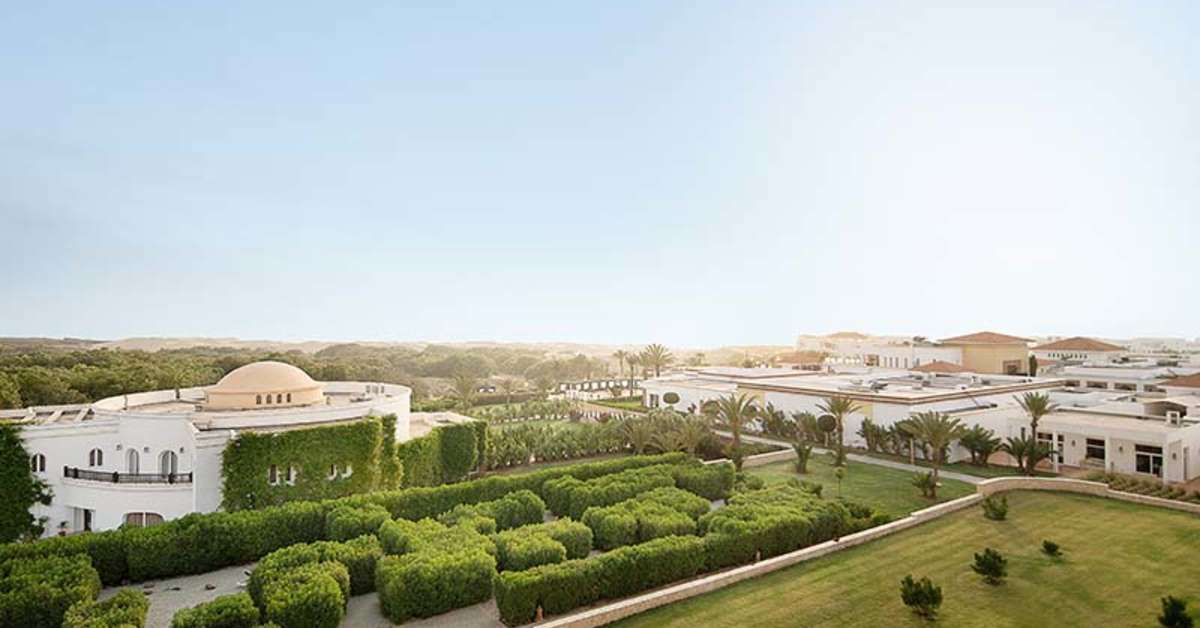 Een foto van het terras bij Robinson Club Agadir