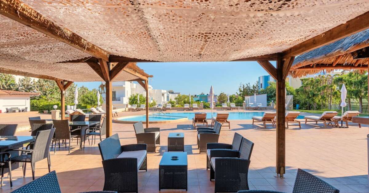 Ein Foto von der Terrasse im W Suites