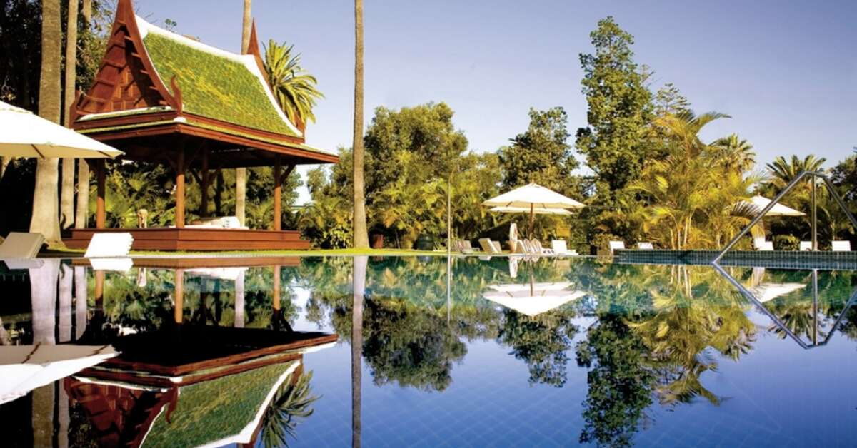 Ein Foto vom Pool im Hotel Botanico & The Oriental Spa Garden