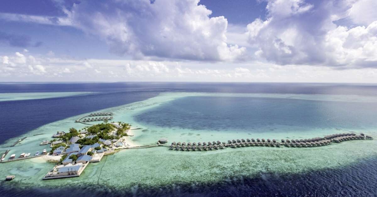 Een foto van een overzicht van Centara Ras Fushi Resort & Spa Maldives