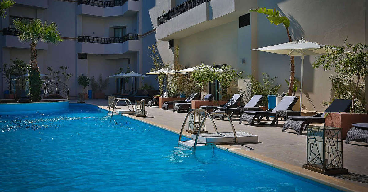Ein Foto von einer Übersicht des Kech Boutique Hotel & Spa