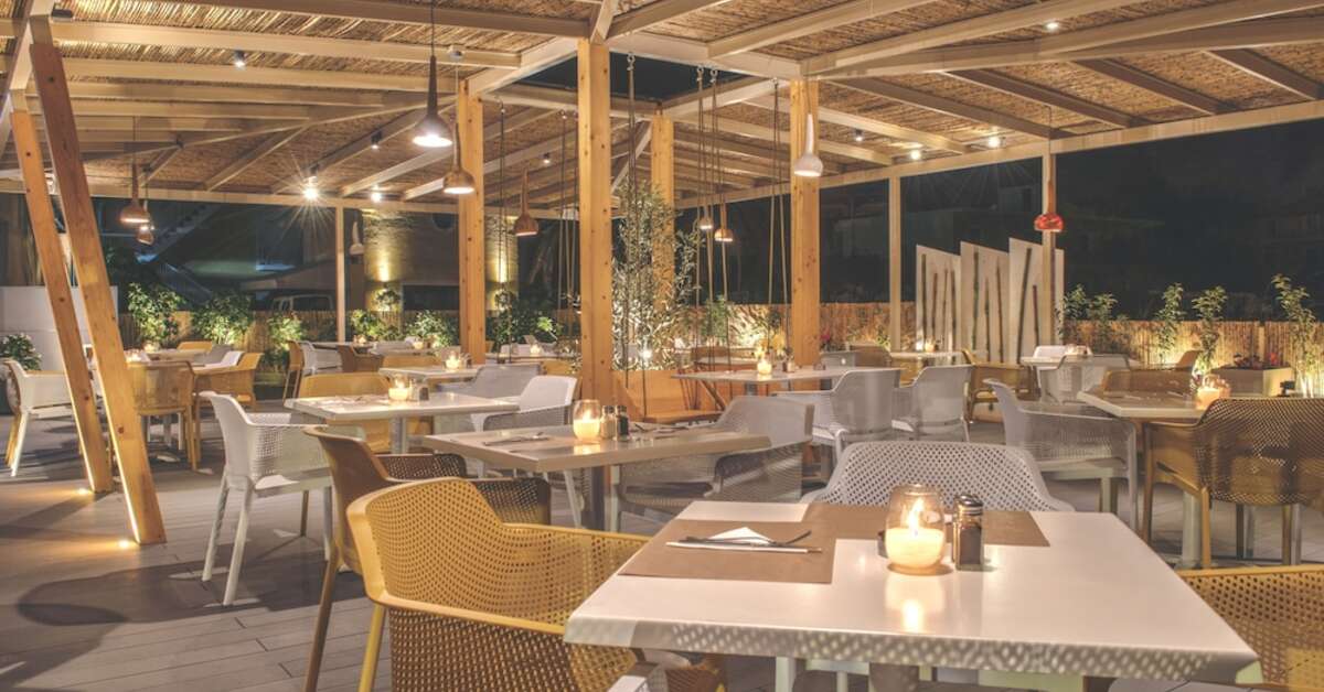 Een foto van de faciliteiten bij Iliada Beach Hotel