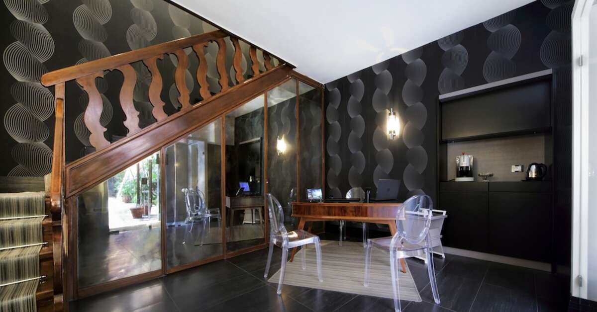 Een foto van het interieur van Mood Suites Tritone