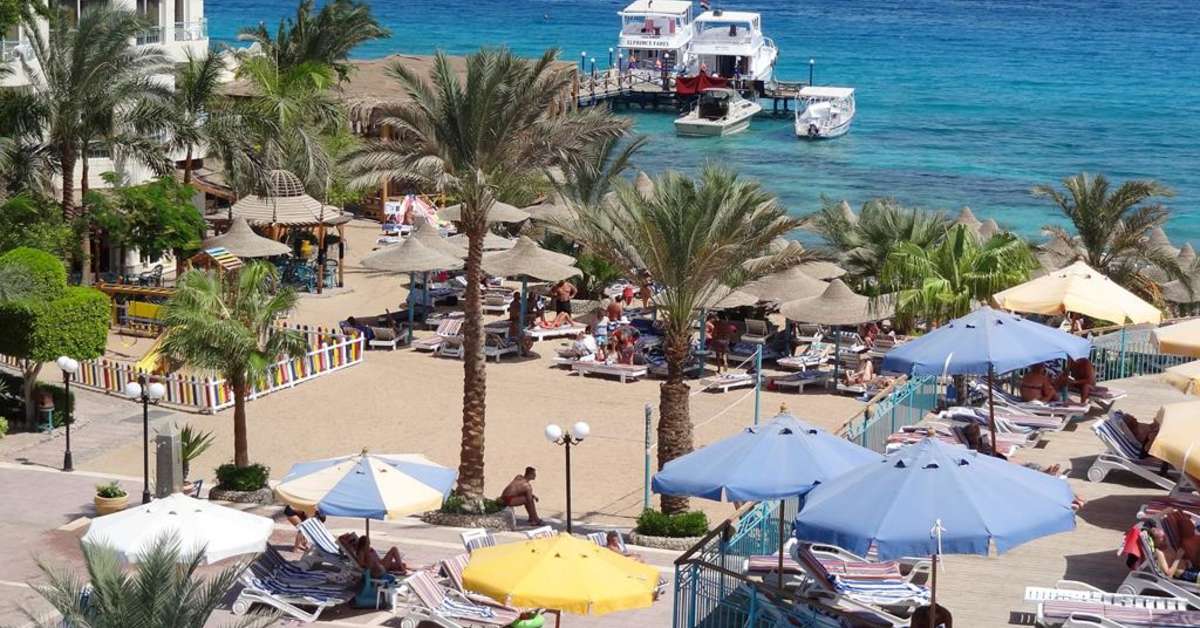 Een foto van het strand bij Bella Vista Resort Hurghada