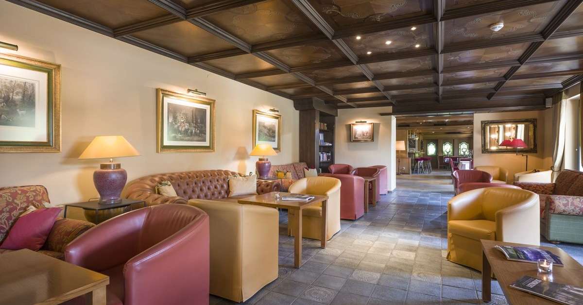 Een foto van het interieur van Sporthotel Austria