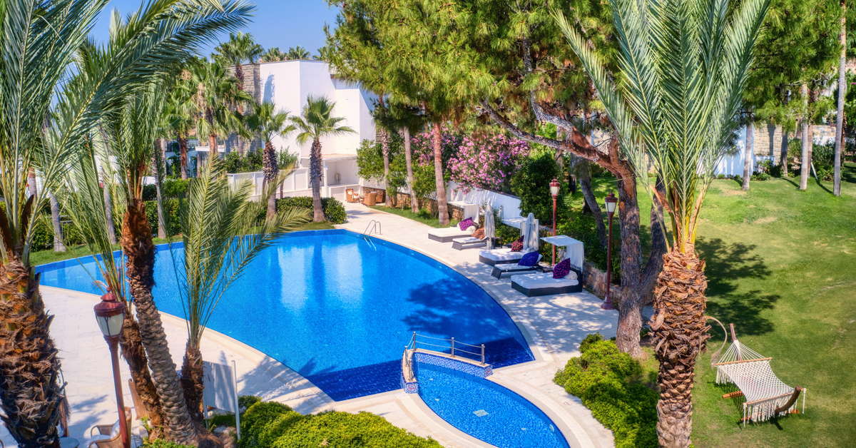 Een foto van het zwembad bij Hillstone Bodrum Hotel & Spa