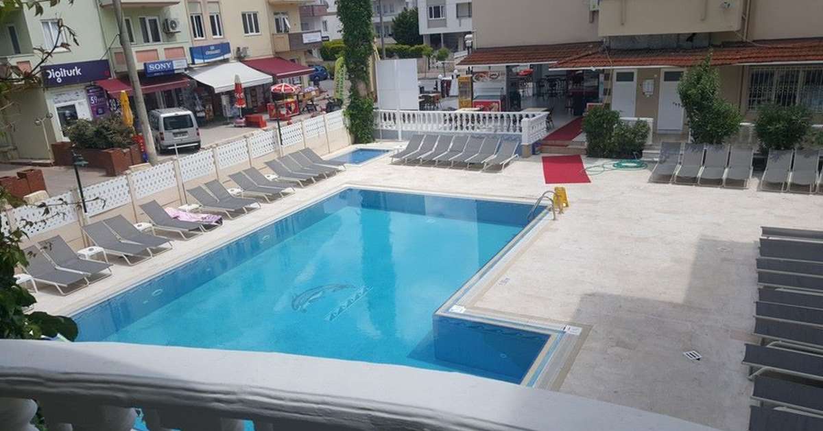 Ein Foto vom Pool im Isla Apart