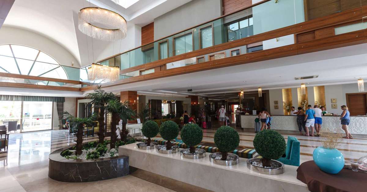 Een foto van het interieur van Seher Sun Palace Resort & Spa