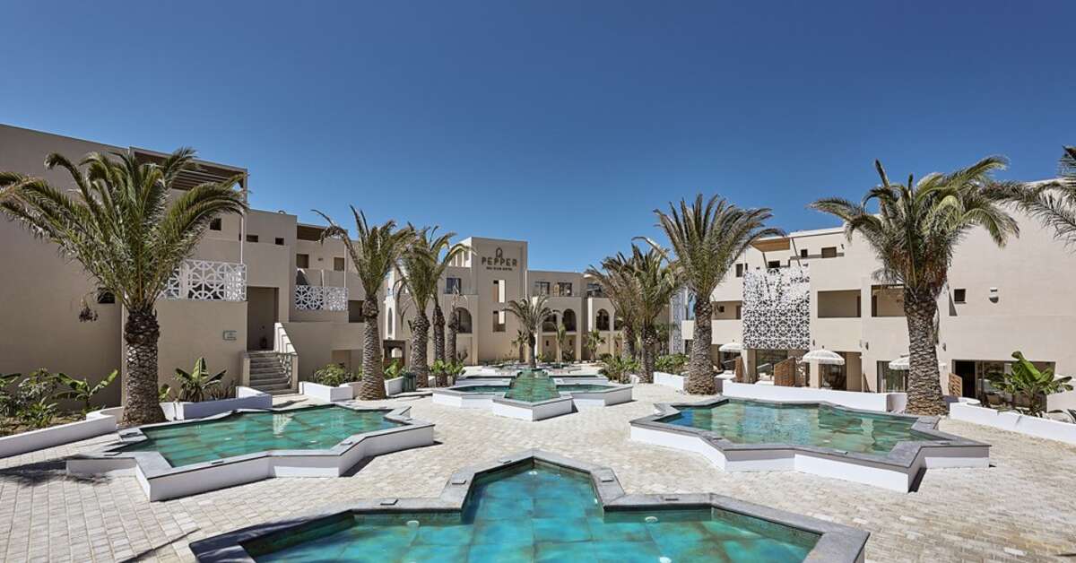 Ein Foto vom Pool im Pepper Sea Club Hotel