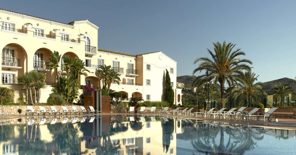 Een foto van een overzicht van La Manga Club Principe Felipe
