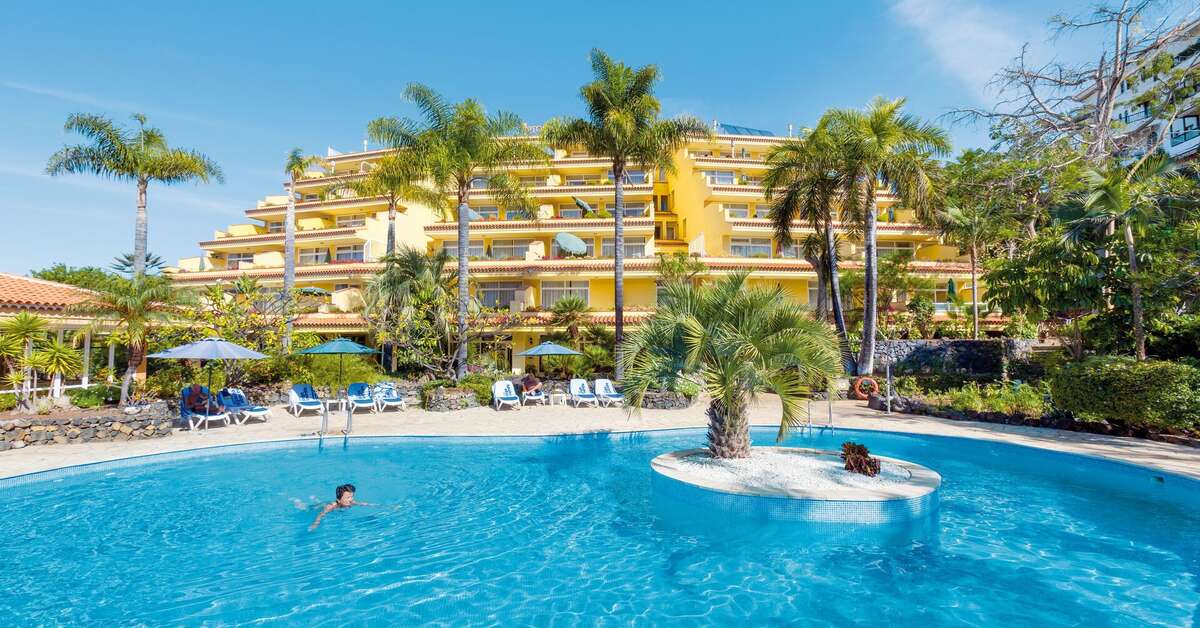 Een foto van een overzicht van Aparthotel Tigaiga Suites