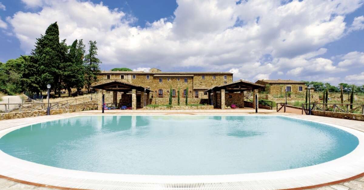 Een foto van het zwembad bij Antico Borgo Casalappi