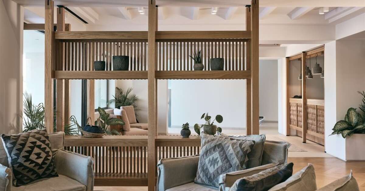Een foto van het interieur van Aqua Bay Suites