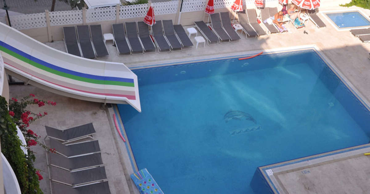 Ein Foto vom Pool im Isla Apart
