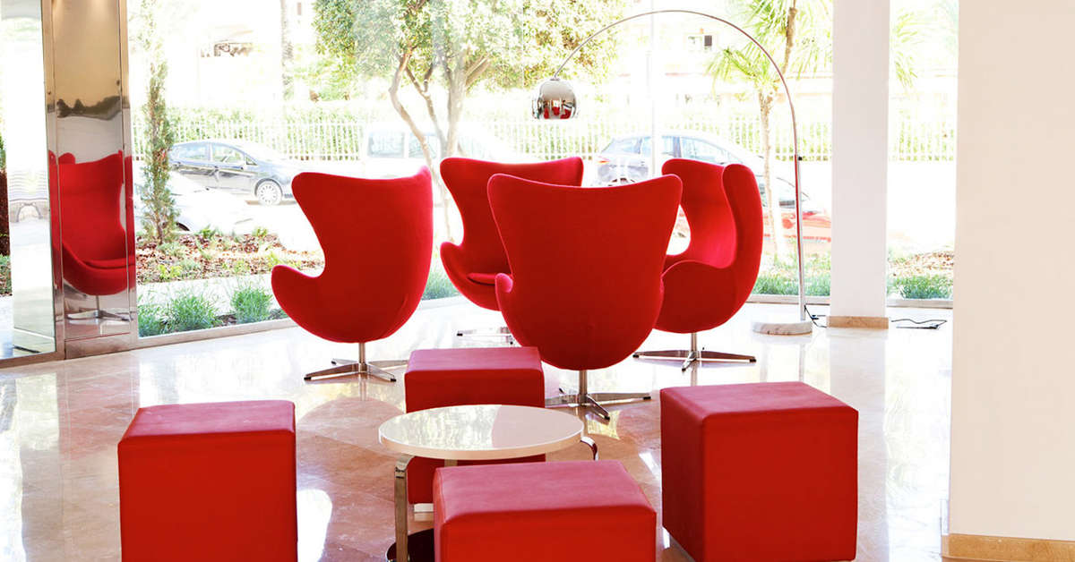 Een foto van het interieur van Sol De Alcudia Appartementen