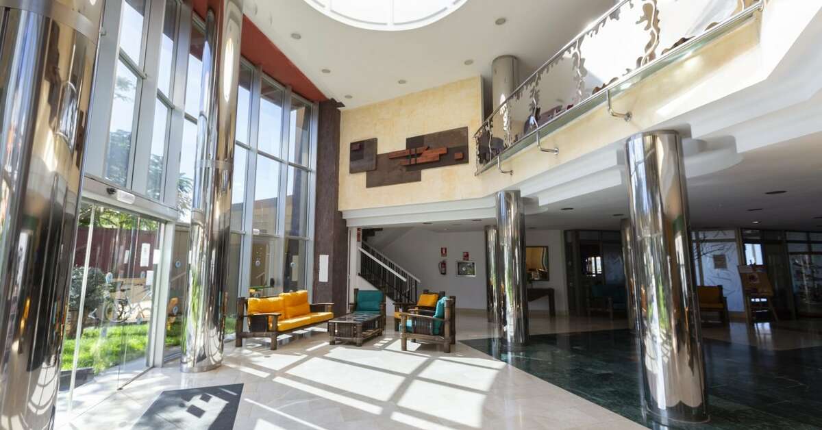 Een foto van het interieur van Hotel Villa de Adeje Beach