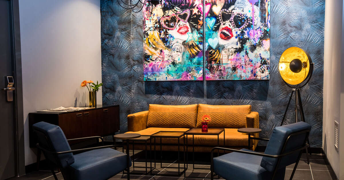 Een foto van het interieur van NYX Hotel Madrid