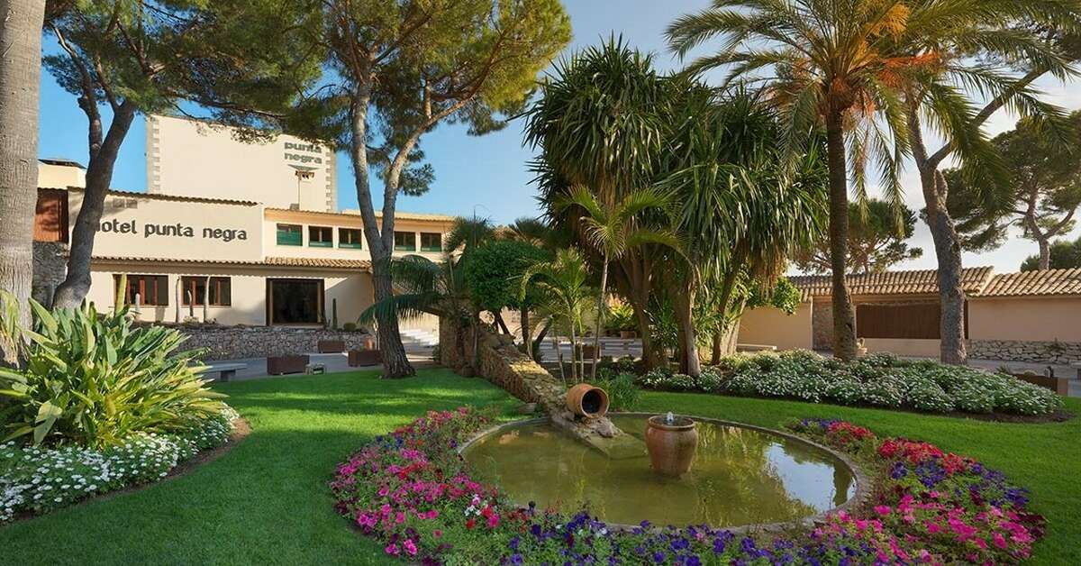Ein Foto von der Terrasse im H10 Punta Negra