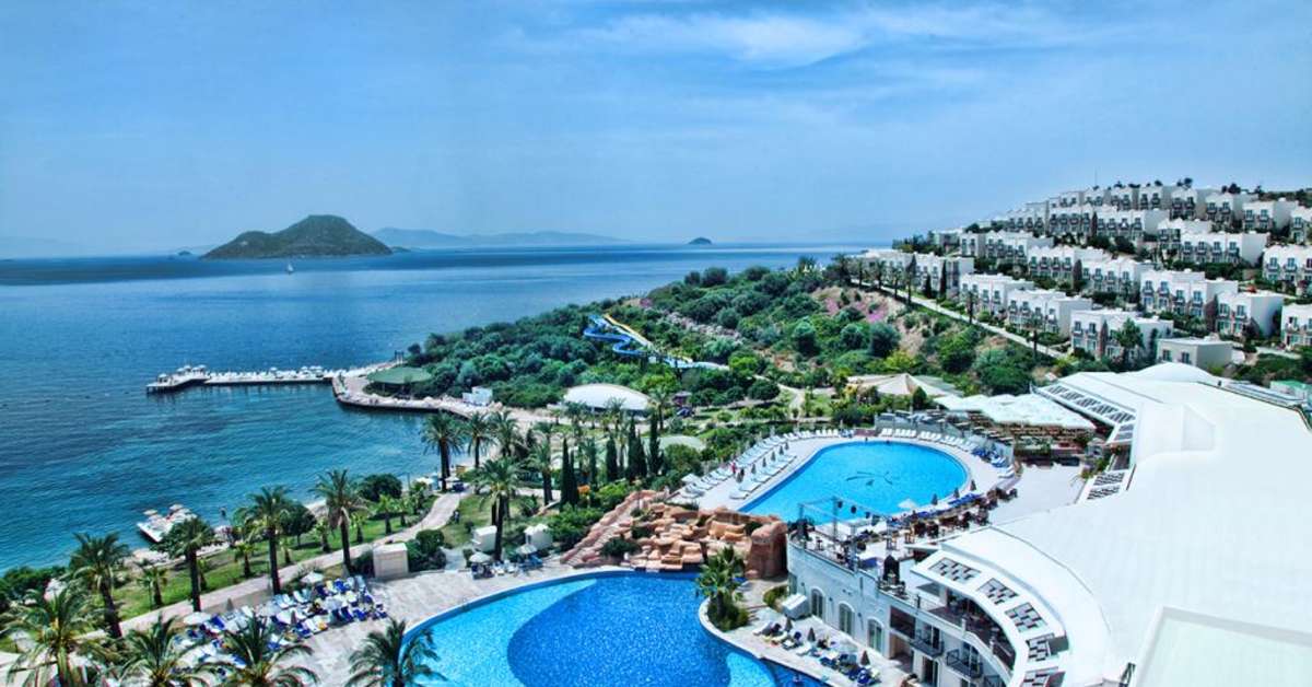 Een foto van het zwembad bij Yasmin Bodrum Resort