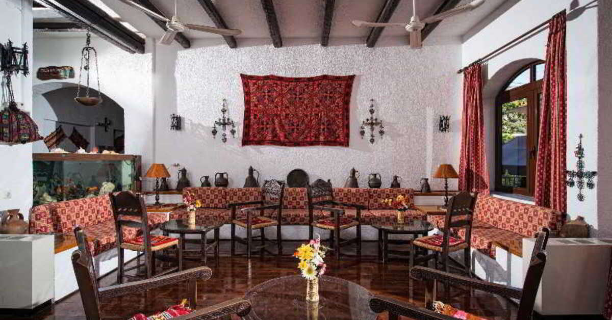 Een foto van het interieur van Malia Holidays
