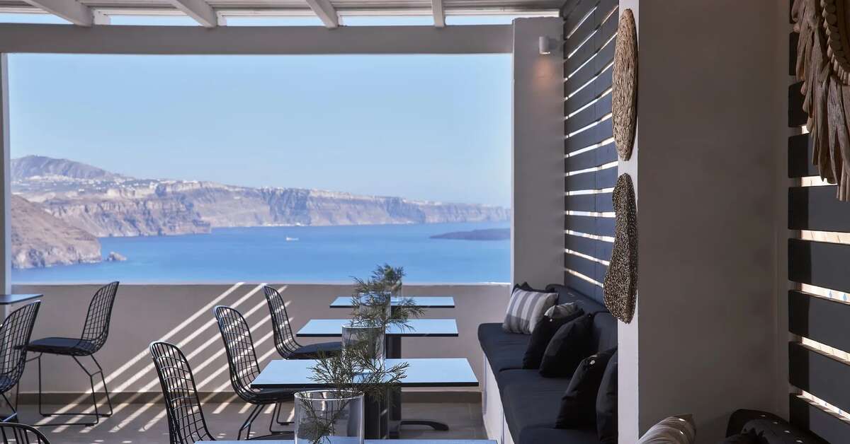 Ein Foto Mr & Mrs White Santorini