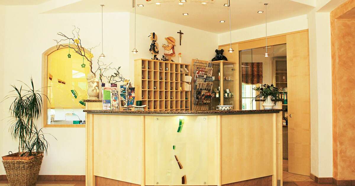 Een foto van het interieur van Familienhotel Berghof