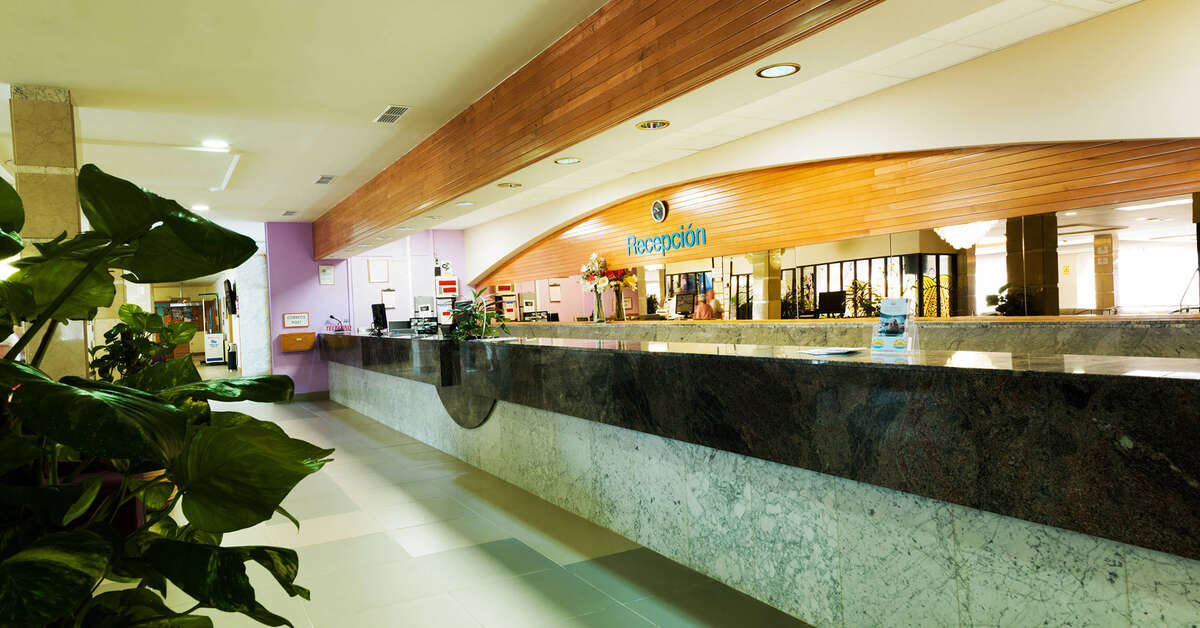 Een foto van het interieur van Hotel Monarque Fuengirola Park