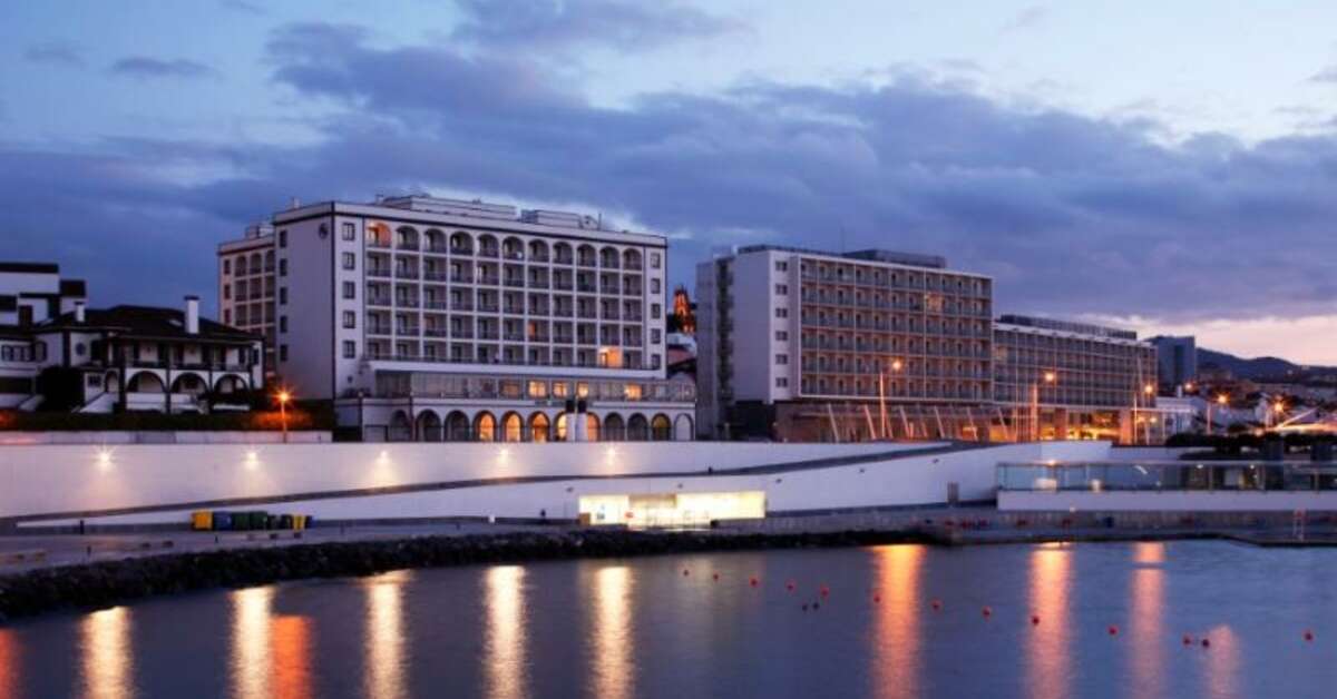Een foto van de buitenkant van Hotel Marina Atlantico
