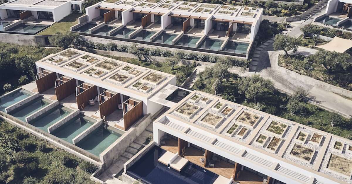 Een foto van de buitenkant van Zante Maris Suites