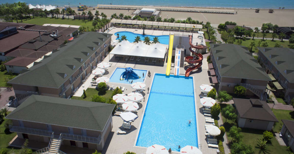 Een foto van het zwembad bij Ethno Belek