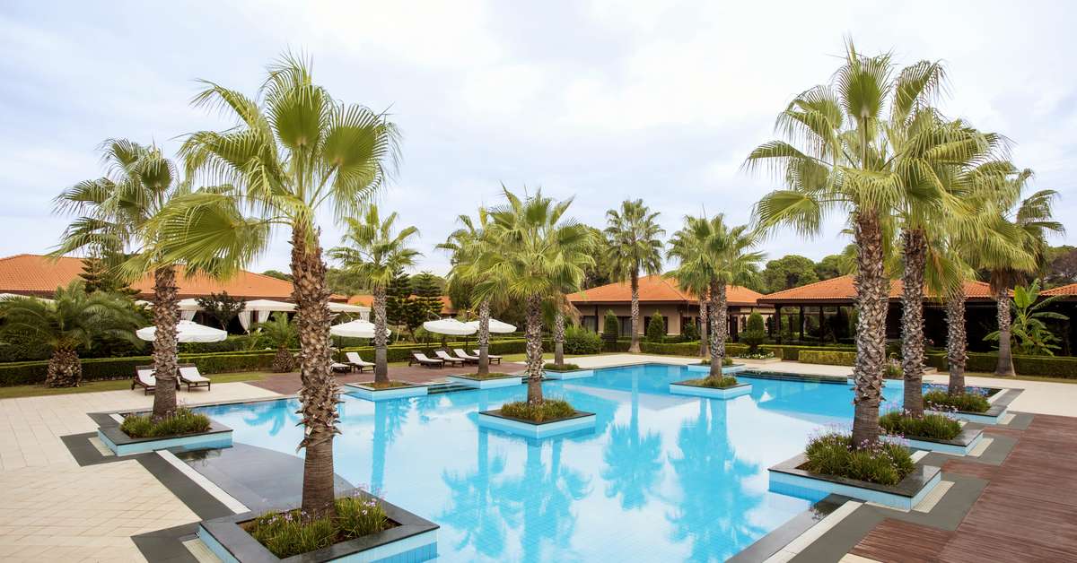 Een foto van het zwembad bij IC Hotels Residence