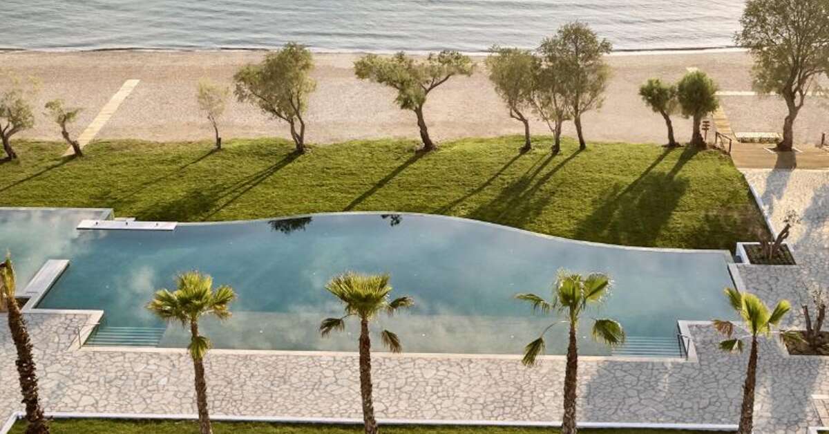Een foto van het zwembad bij Grecotel Casa Marron