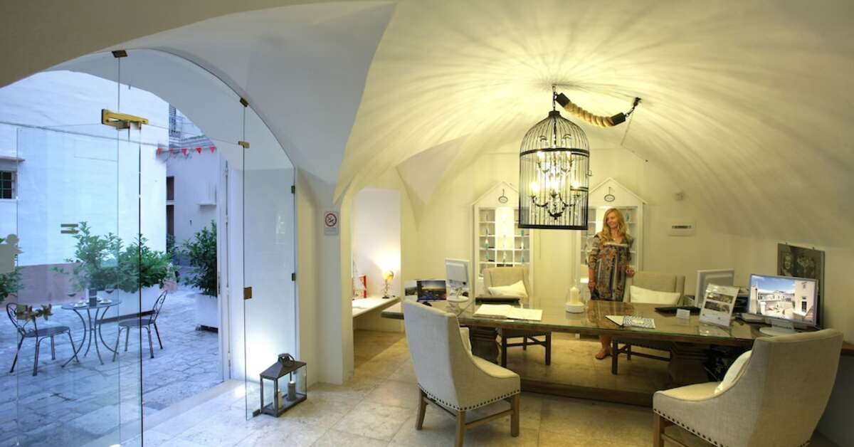 Een foto van het interieur van Relais Corte Palmieri